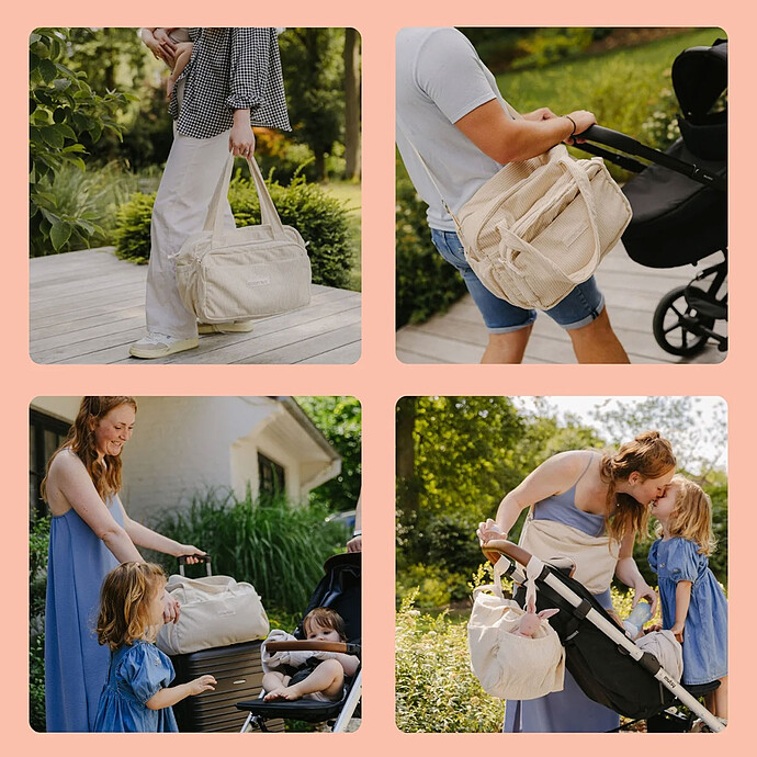 Achat Sac à Langer Fluffy - Corduroy Sand