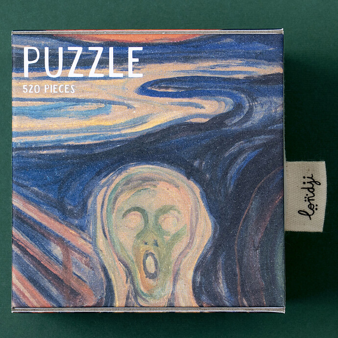 Avis Puzzle Caixa Cub 520 Pièces - Munch Le Cri