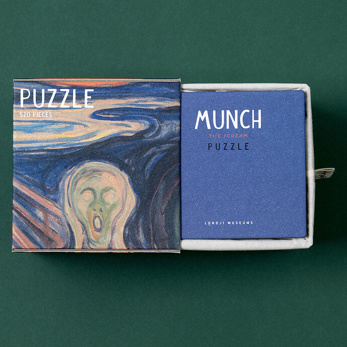 Achat Puzzle Caixa Cub 520 Pièces - Munch Le Cri