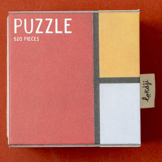 Avis Puzzle Caixa Cub 520 Pièces - Mondrian Composition