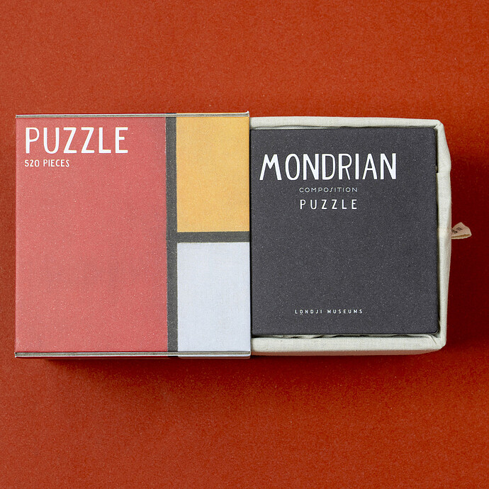 Achat Puzzle Caixa Cub 520 Pièces - Mondrian Composition