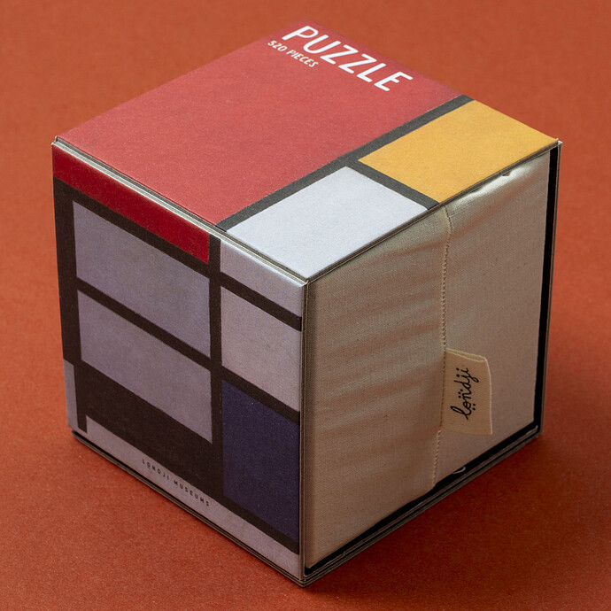 Puzzle Caixa Cub 520 Pièces - Mondrian Composition pas cher