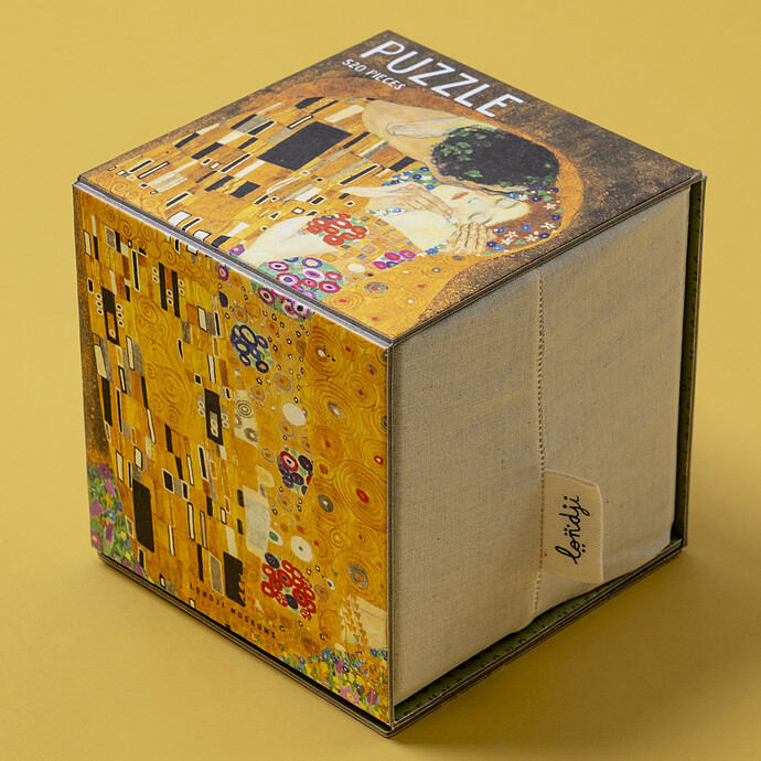 Puzzle Caixa Cub 520 Pièces - Klimt Le Baiser pas cher