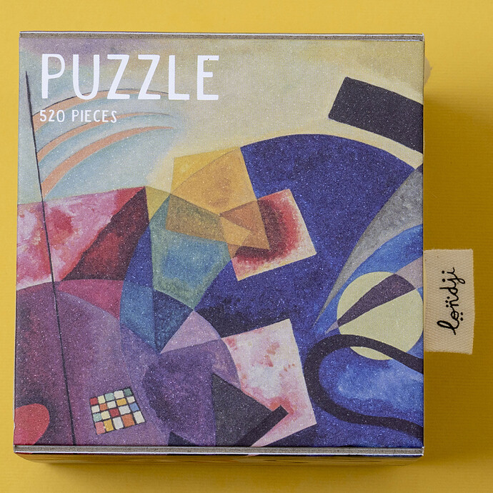 Avis Puzzle Caixa Cub 520 Pièces - Kandinsky Jaune-Rouge-Bleu