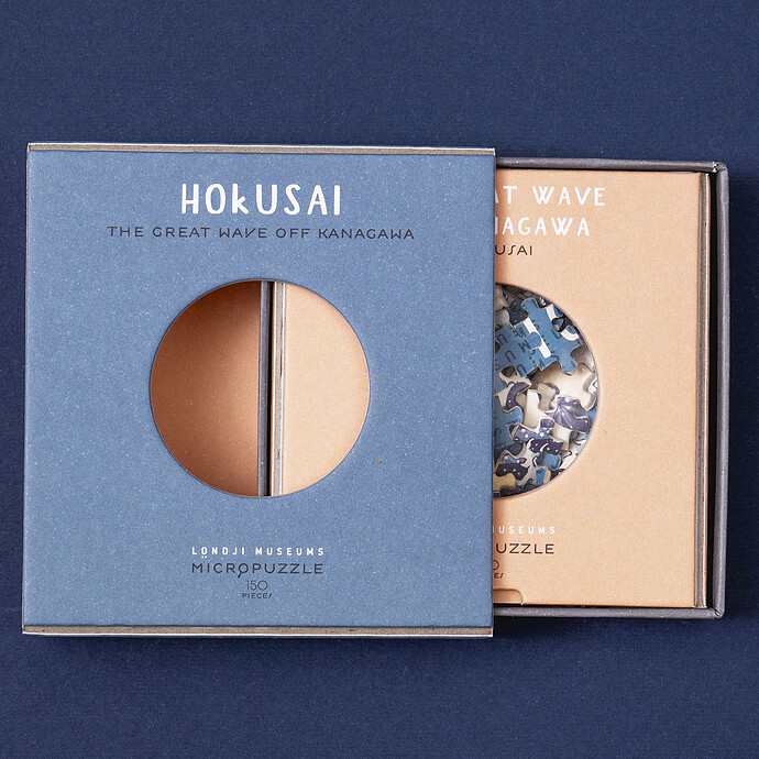 Micropuzzle Zoom 150 Pièces - Hokusai La Vague  Londji