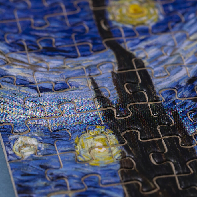 Micropuzzle Zoom 150 Pièces - Van Gogh La Nuit Etoilée pas cher