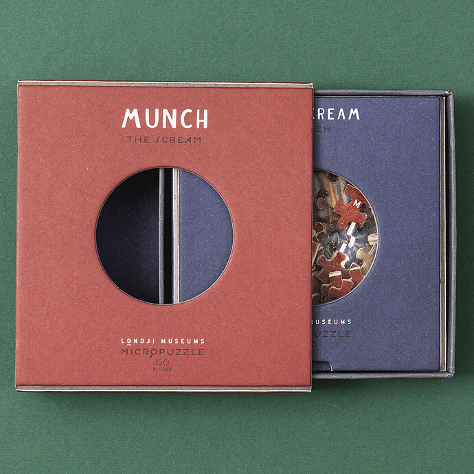 Micropuzzle Zoom 150 Pièces - Munch Le Cri Londji