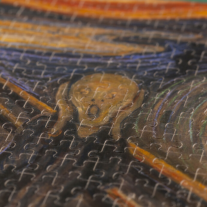 Micropuzzle Zoom 150 Pièces - Munch Le Cri pas cher