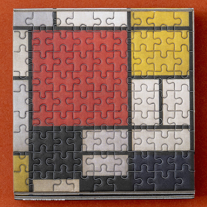 Avis Micropuzzle Zoom 150 Pièces - Mondrian Composition