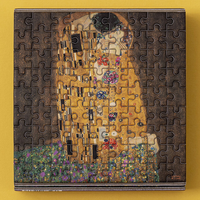 Avis Micropuzzle Zoom 150 Pièces - Klimt Le Baiser