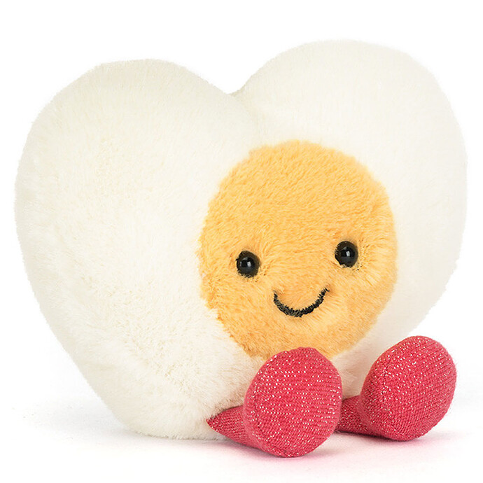 Amuseables Heart Boiled Egg  Jellycat