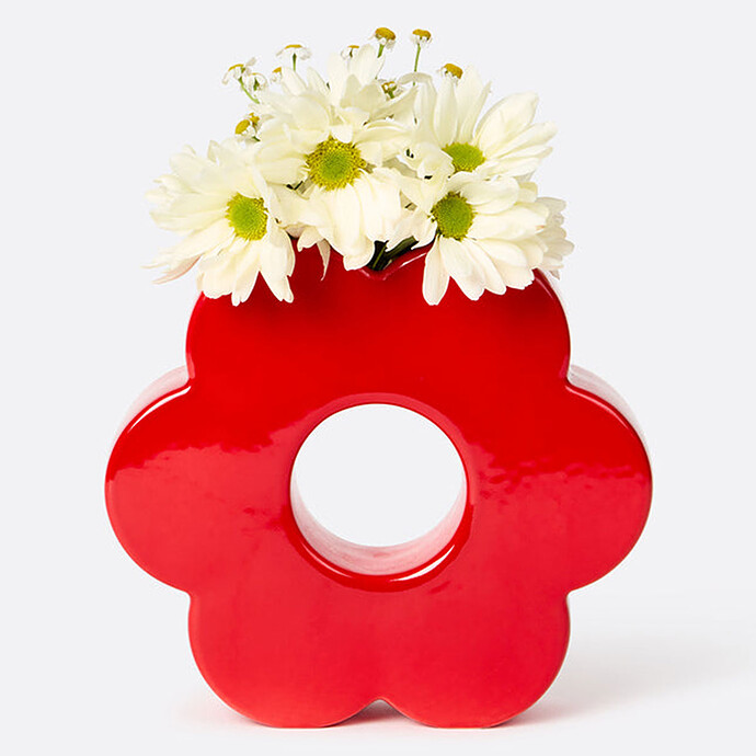 Vase Fleur Rouge DOIY