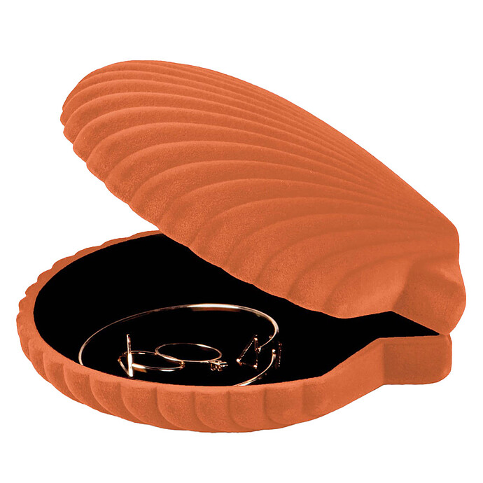 Boîte à Bijoux Coquillage Venus - Orange DOIY