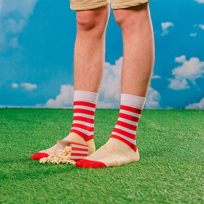 Avis Chaussettes Adulte Popcorn - 36/45
