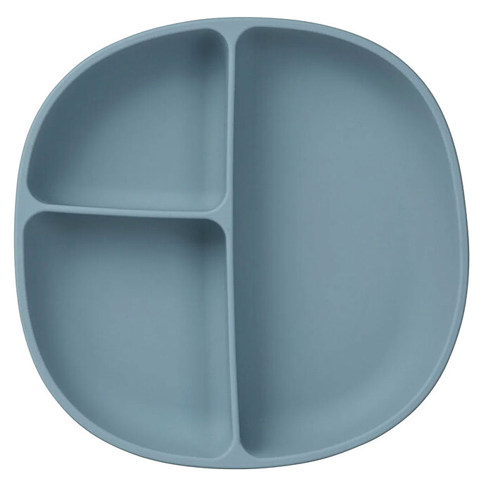 Achat Assiette Compartimentée à Ventouse et Couvercle - Ocean