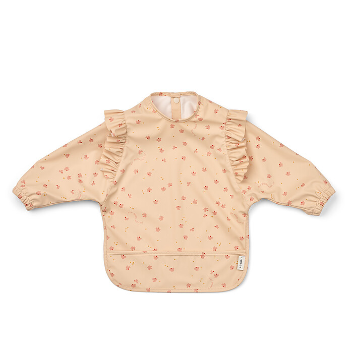 Bavoir à Manches Merle - Mini Butterfly Apple Blossom Liewood