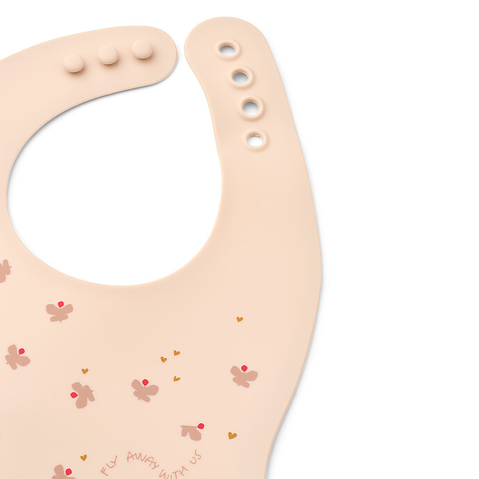 Lot de 2 Bavoirs Ember - Mini Butterfly Apple Blossom Liewood