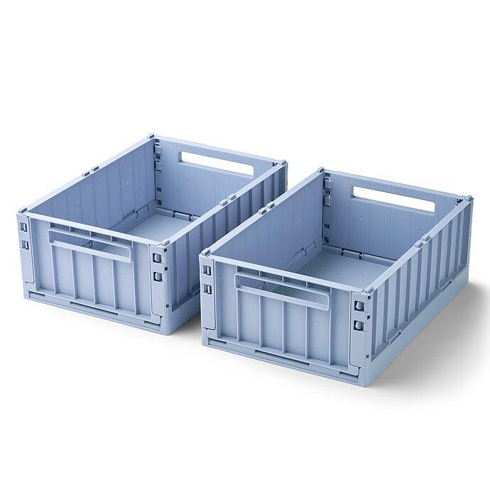 Lot de 2 Caisses de Rangement Weston Medium - Dusty Lavender Liewood