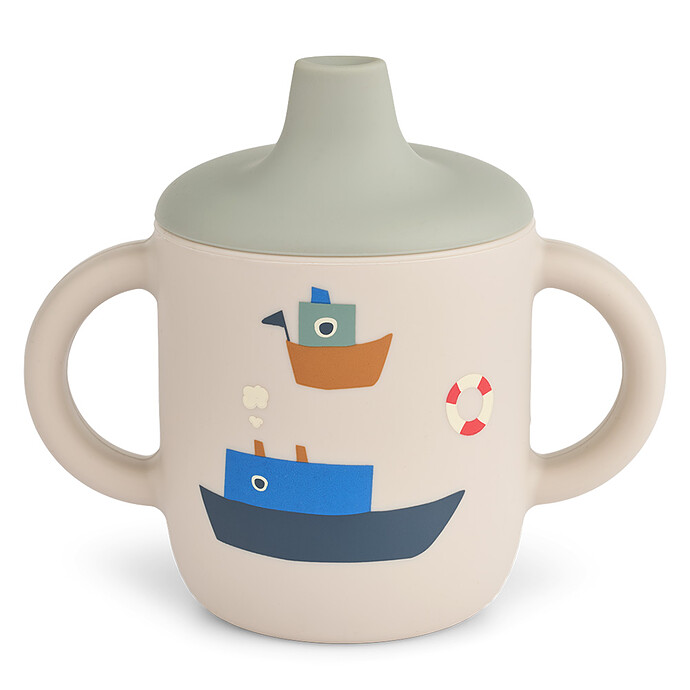 Tasse d'Apprentissage Neil Sailing Sandy - 150 ml Liewood