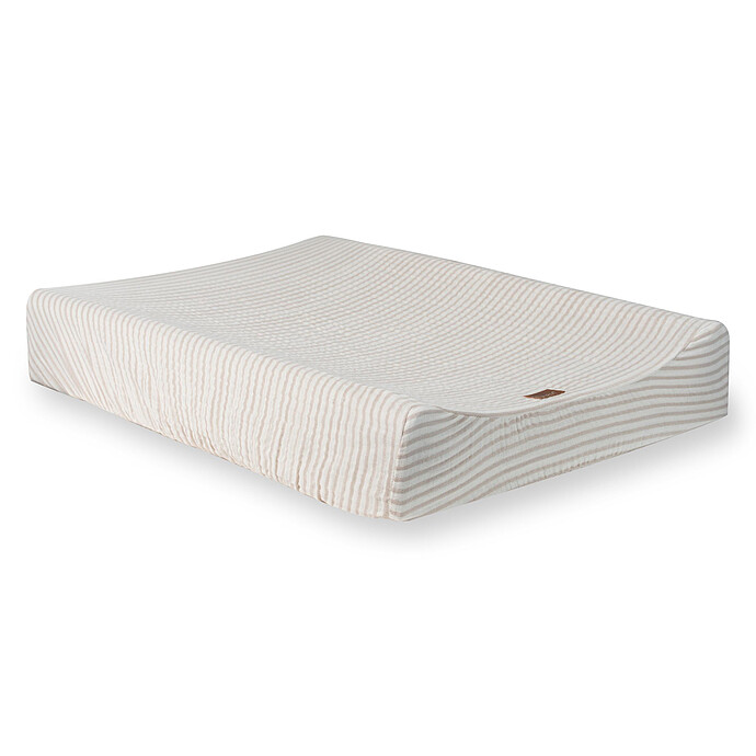 Housse Matelas à Langer Natural - Stripes Quax