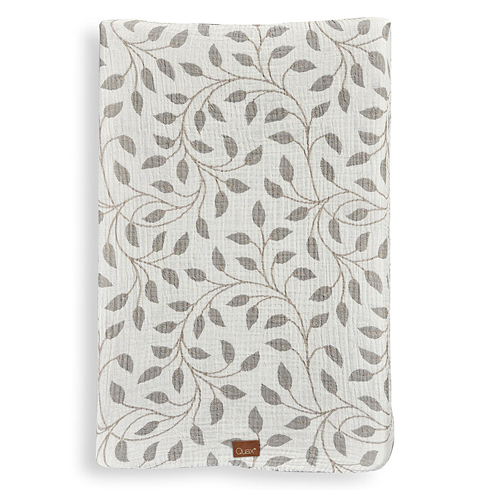 Housse Matelas à Langer Natural - Leaf Quax