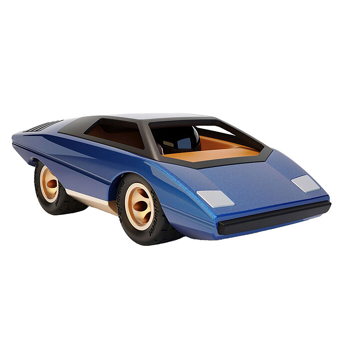 Voiture UFO Leonessa - Bleu Playforever