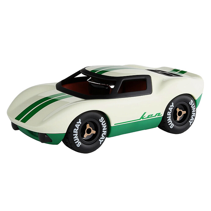 Voiture Ken Cline - Blanc Vert Playforever