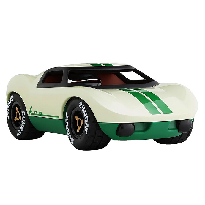 Voiture Ken Cline - Blanc Vert Playforever