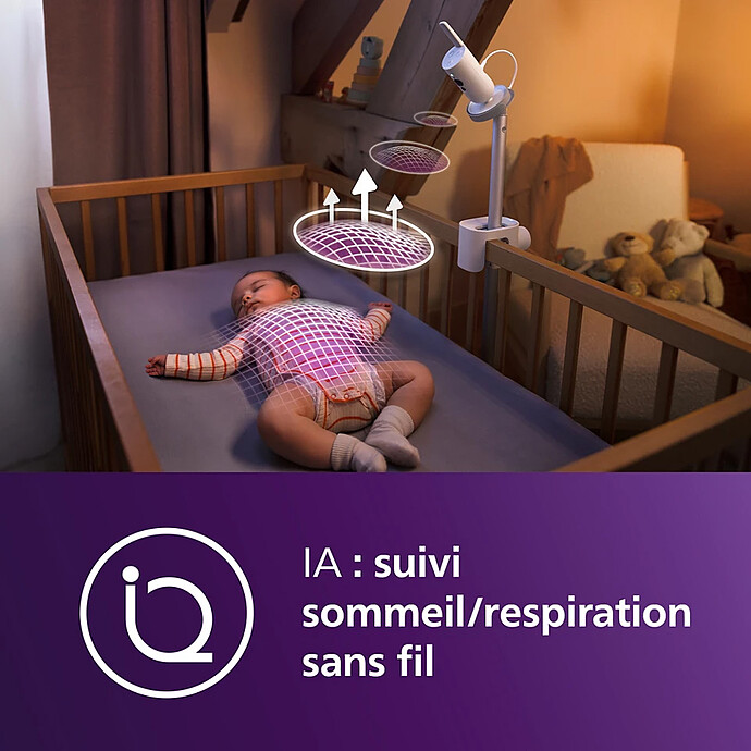 Avis Ecoute-bébé Connecté Intelligent Premium SCD971/26