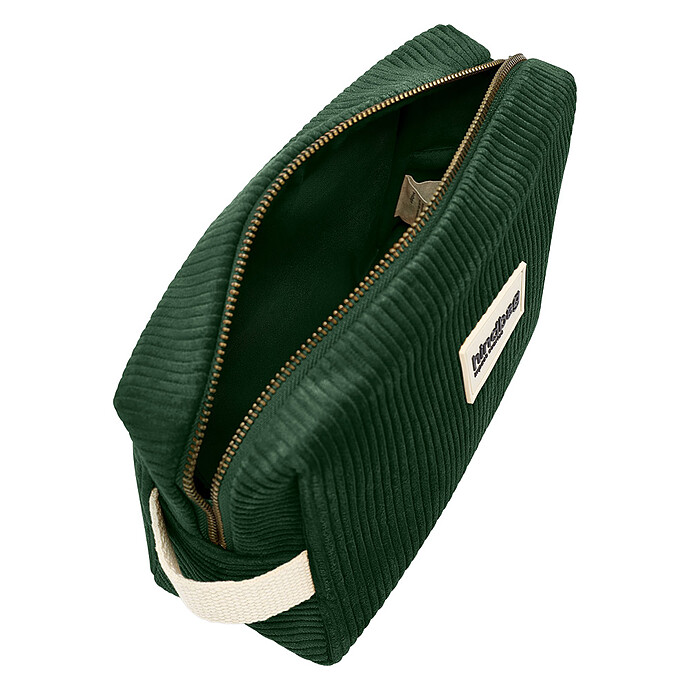 Trousse de Toilette Léon - Velours Sapin Hindbag