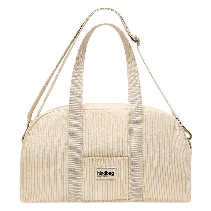 Sac à Langer Charlie - Velours Crème Hindbag