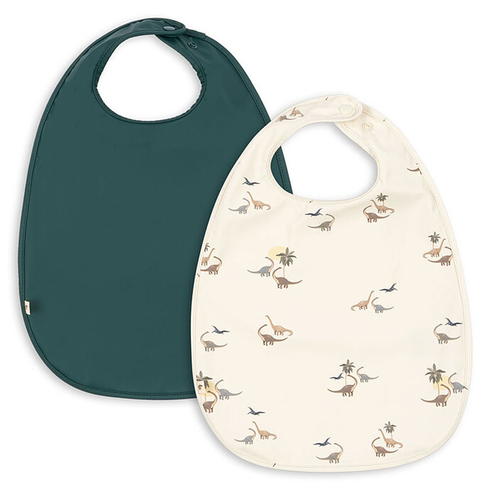 Lot de 2 Bavoirs - Kubi & Rain Forest Konges Sløjd
