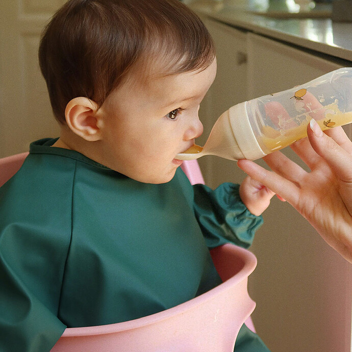 Avis Lot de 2 Bavoirs à Manches Kubi & Rain Forest - 6/12 Mois