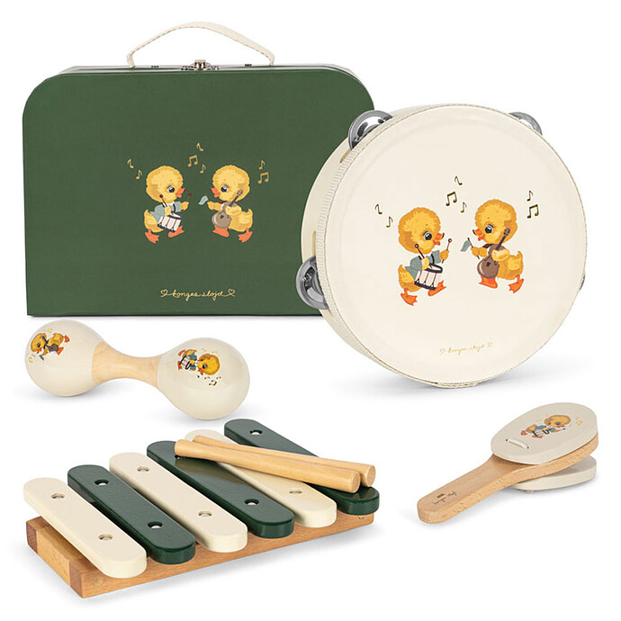 Set de Musique avec Valise - Green Konges Sløjd