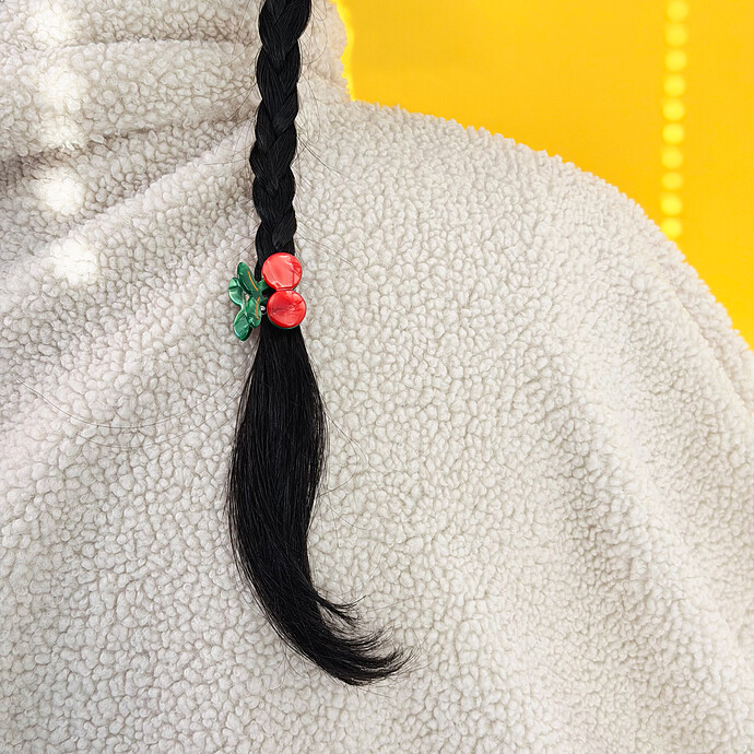 Mini Pince Cheveux - Cerise Pasteq