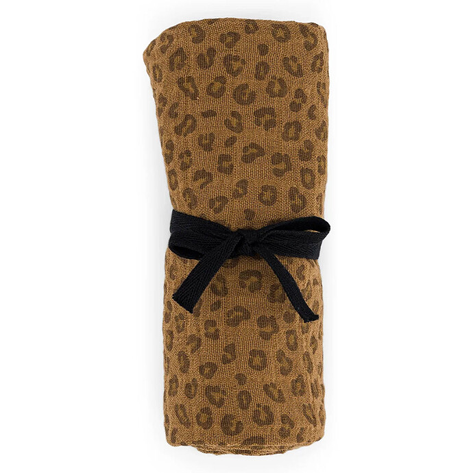 Lange Bianca L- Mini Léopard Cumin Rose in April