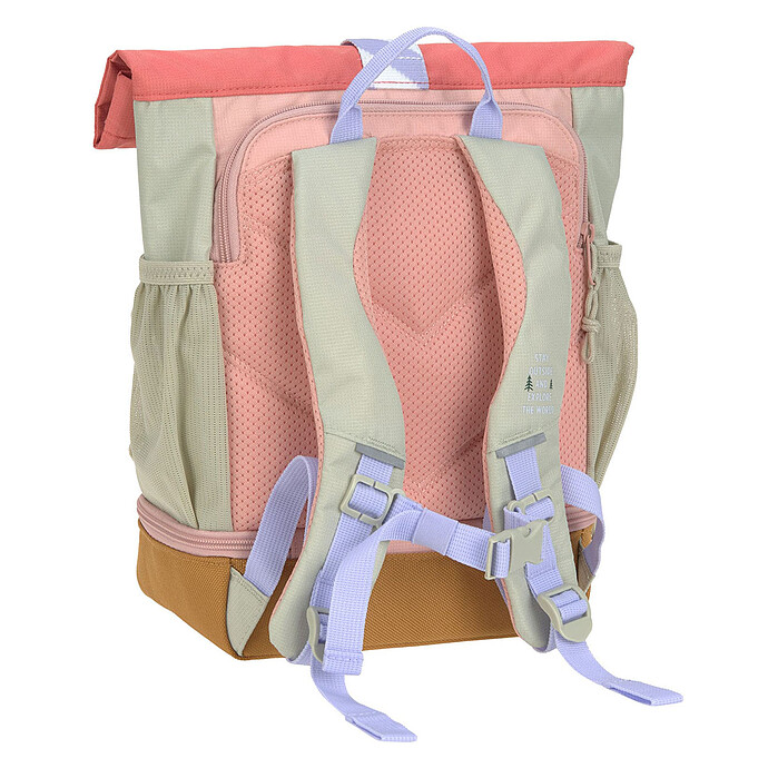 Mini Sac à Dos Rolltop Sunny Explorer - Rose Pink LÄSSIG