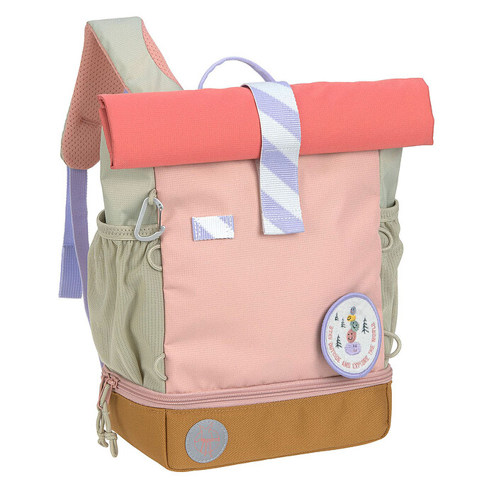 Mini Sac à Dos Rolltop Sunny Explorer - Rose Pink LÄSSIG