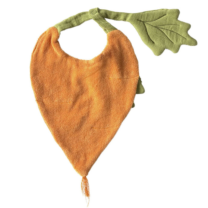 Bavoir Cathy la Carotte Oli & Carol