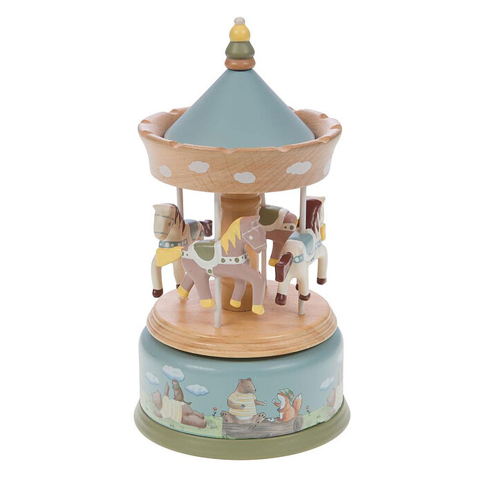 Boîte à Musique Carrousel Léonard le Renard Amadeus