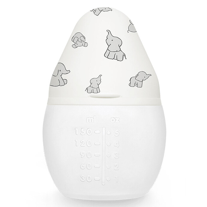 Biberon BibRond Elephant - 150 ml  Elhée