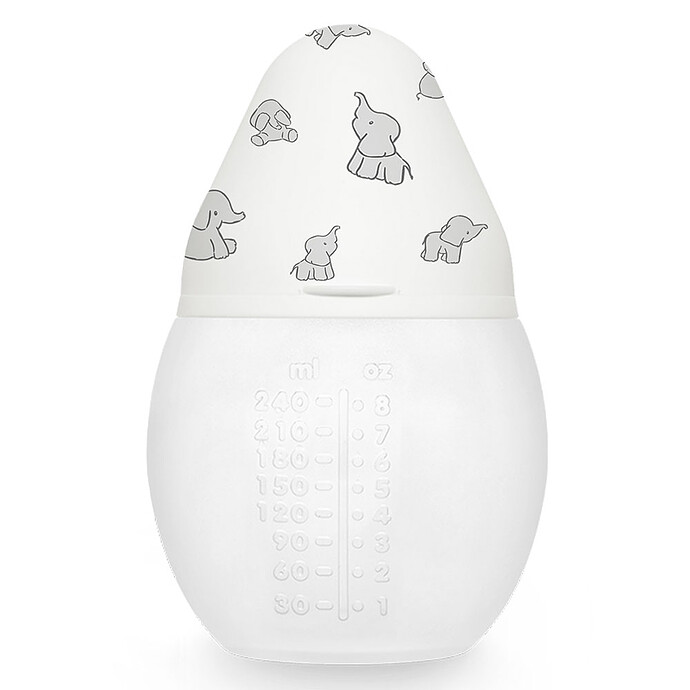 Biberon BibRond Elephant - 240 ml  Elhée