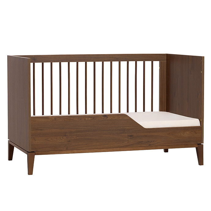 Lit Bébé Evolutif Milan Noyer - 140 x 70 cm Nina Bien