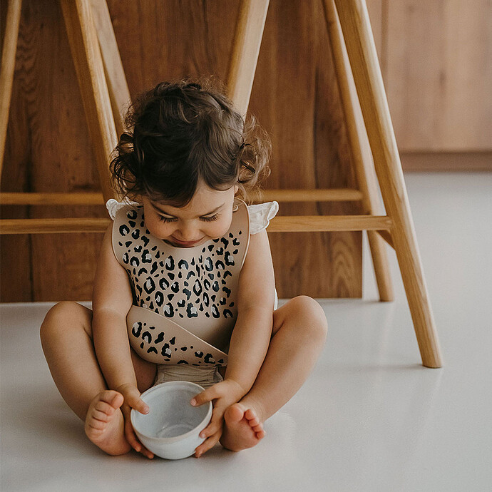 Bavoir en Silicone - Sauvage Zakuw