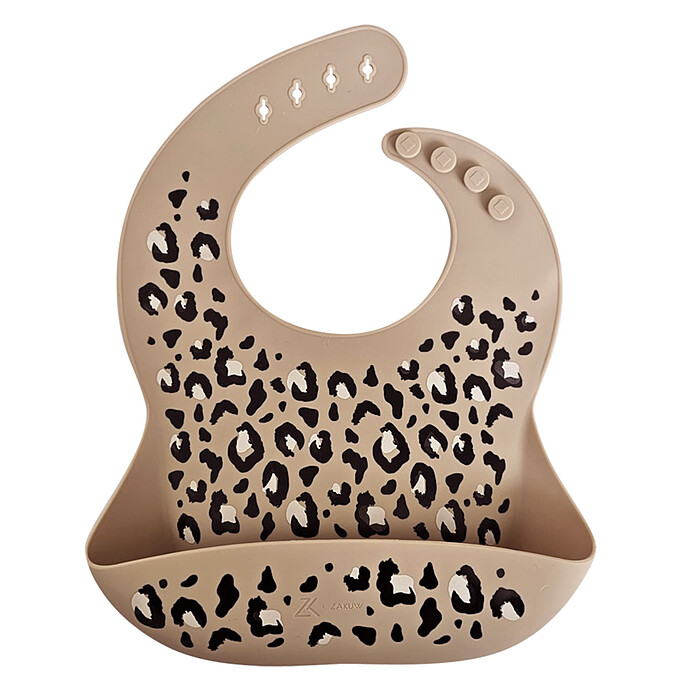 Bavoir en Silicone - Sauvage Zakuw