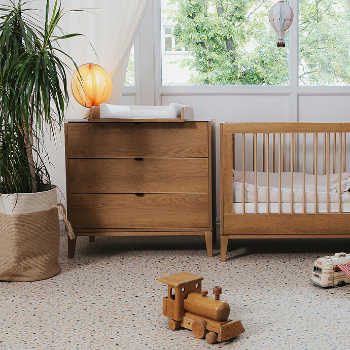 Plan à Langer Milan - Chêne Caramel Nina Bien