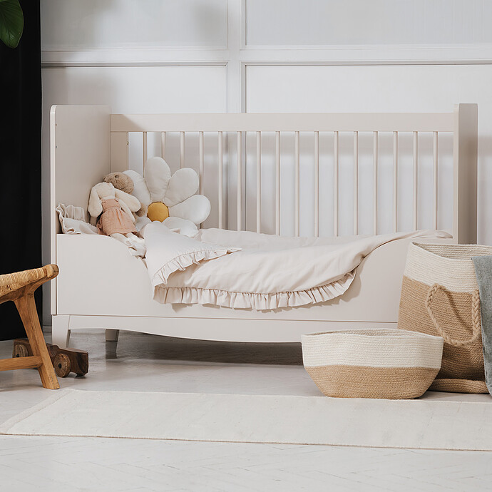 Achat Lit Bébé Evolutif Lille Beige Cachemire - 140 x 70 cm