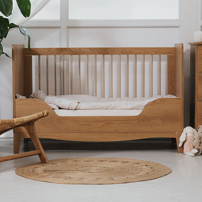 Avis Lit Bébé Evolutif Lille Chêne Caramel - 140 x 70 cm