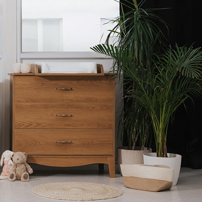 Plan à Langer Lille - Chêne Caramel Nina Bien