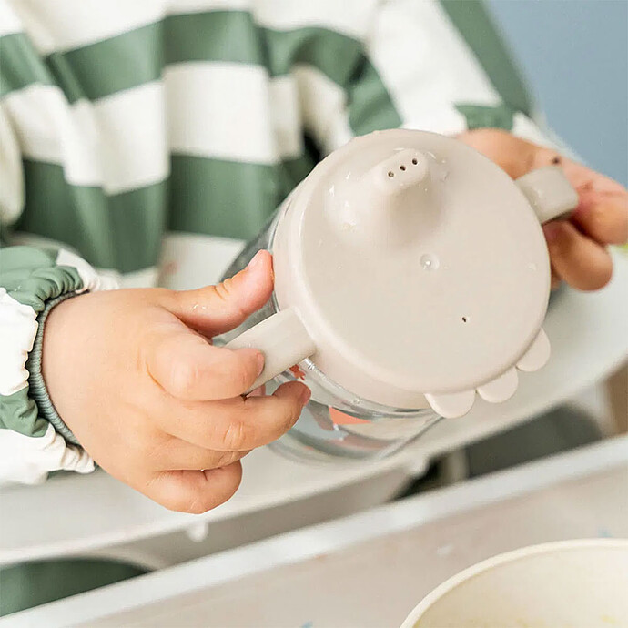 Achat Tasse d'Apprentissage Hermétique Foodie Celebration Sable - 260 ml 